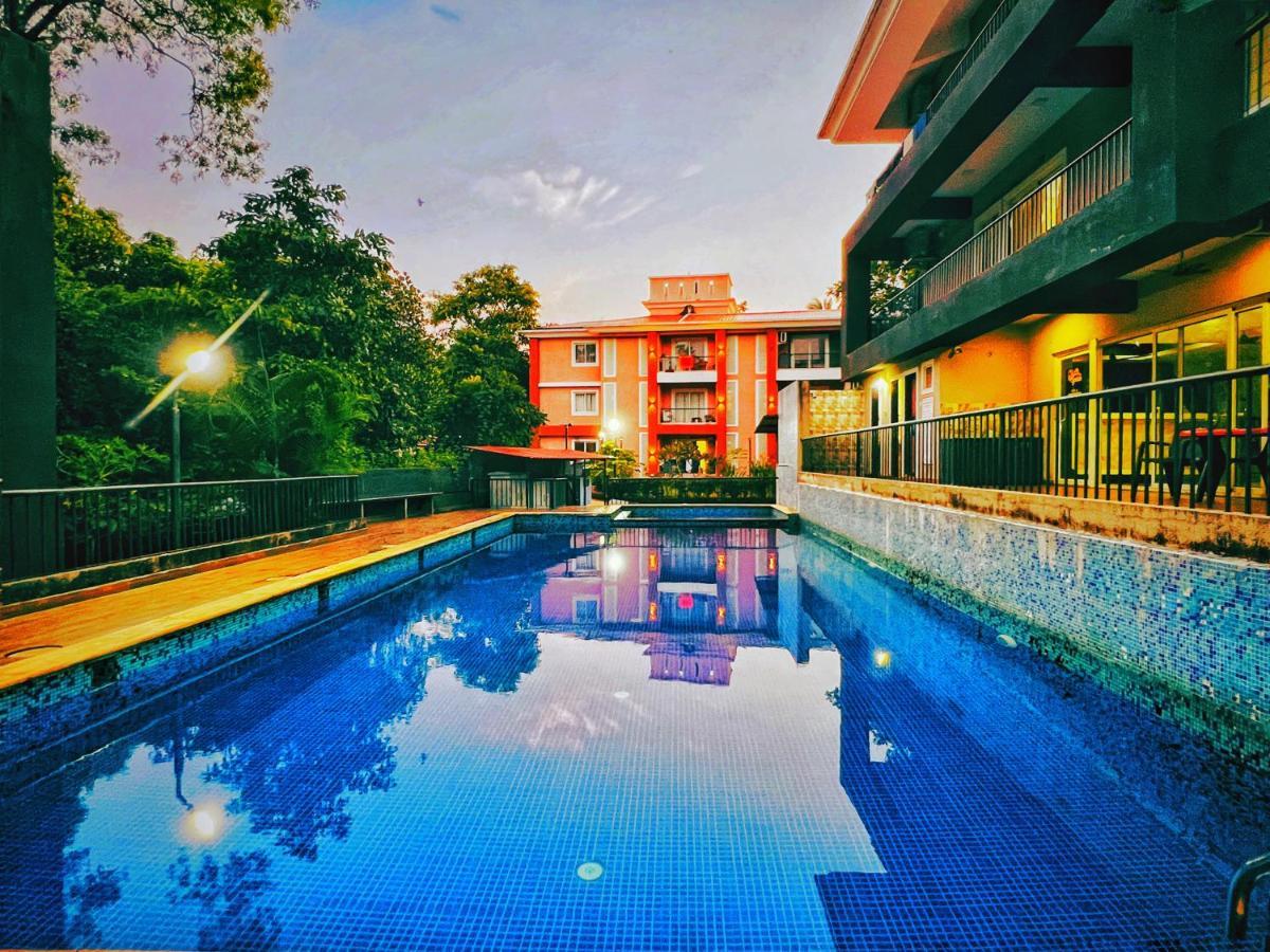 4Bhk Sparkling Apartment Near Beach Pool & Bar 2Bhkx2 Vagator Zewnętrze zdjęcie
